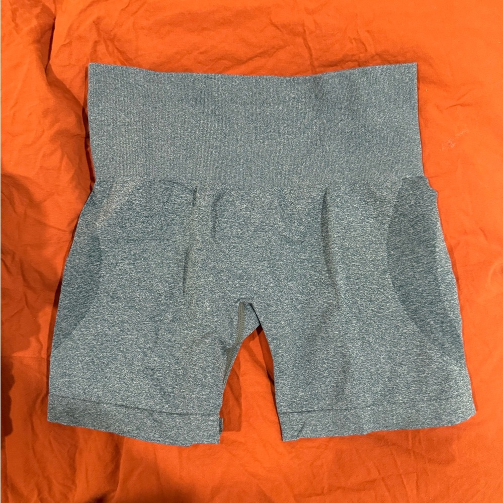 Green Women's High-Waisted Shorts